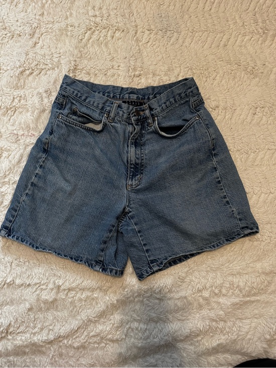 Crazy Horse By Liz Claiborne Pants - Vintage 90s Crazy Horse High Rise 100% Cotton Denim Mom Shorts